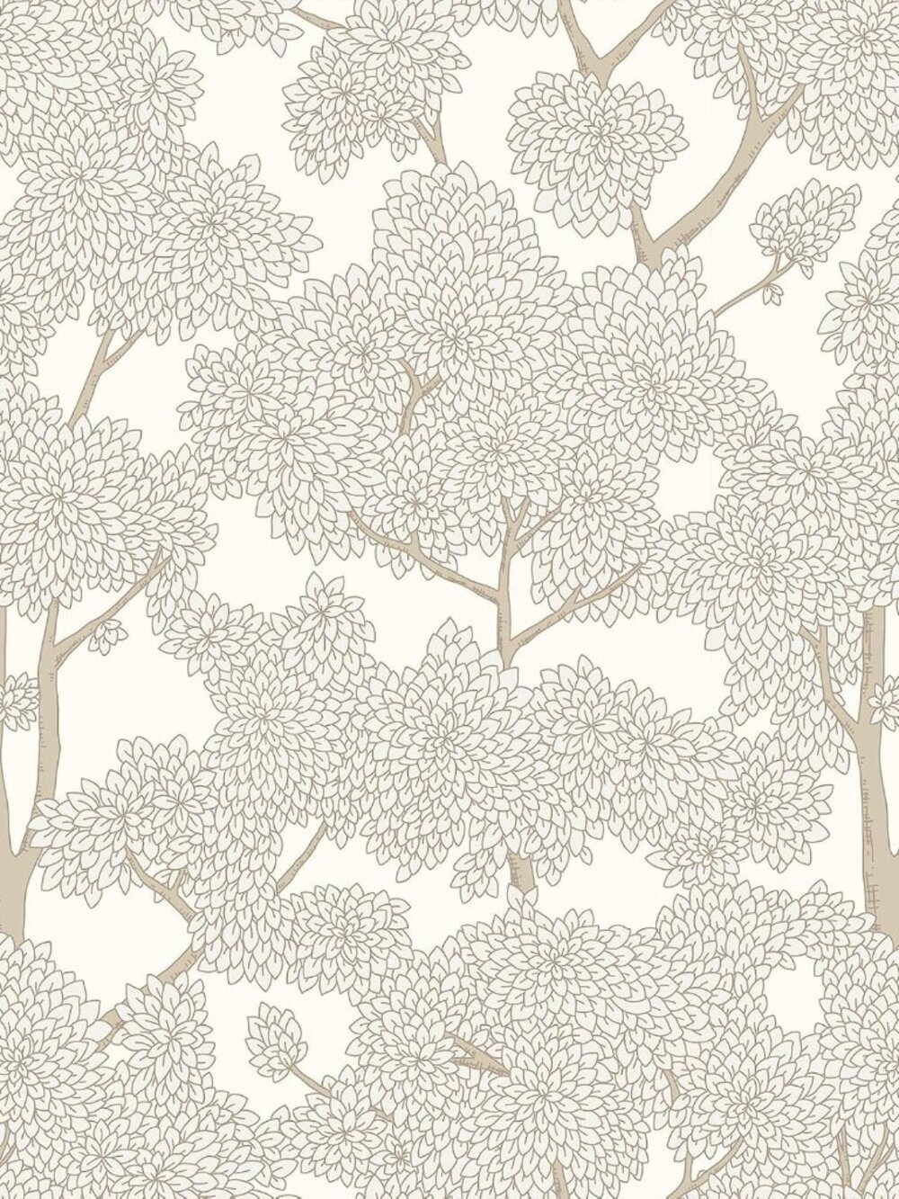 Tree Wallpaper Peel and Stick Jungle Wall Paper Forest Mural Stick on Wallpaper